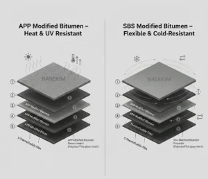 Bituminous Waterproofing Membranes for Flat Roofs