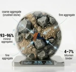 Bitumen Ratio in Asphalt Mix